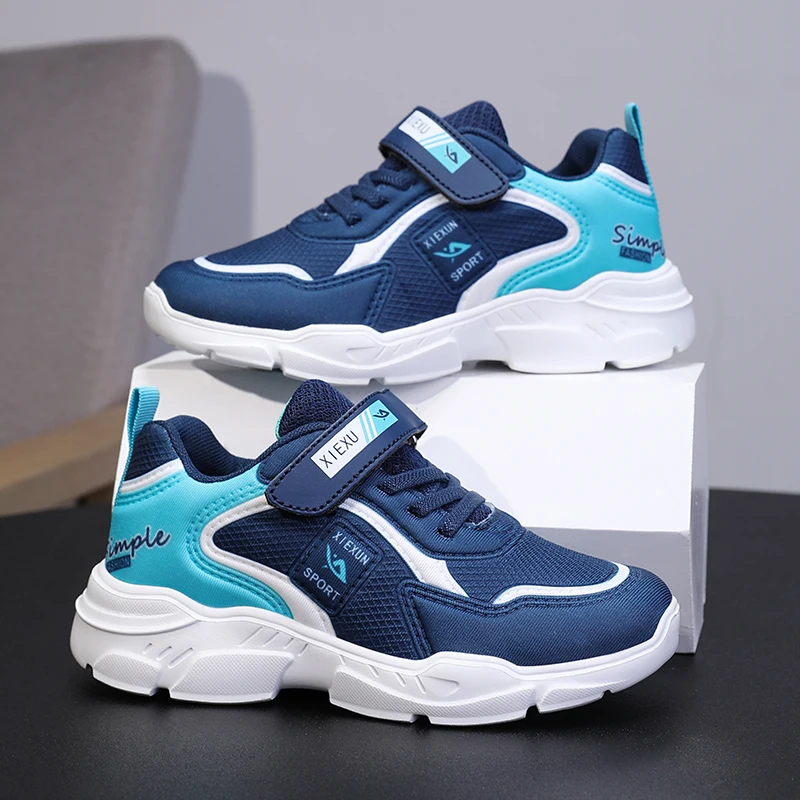 

Детские дышащие кроссовки из сетчатого материала для мальчиков на весну и осень, повседневные, для отдыха, молодежные, для занятий спортом на открытом воздухе, беговые кроссовки.