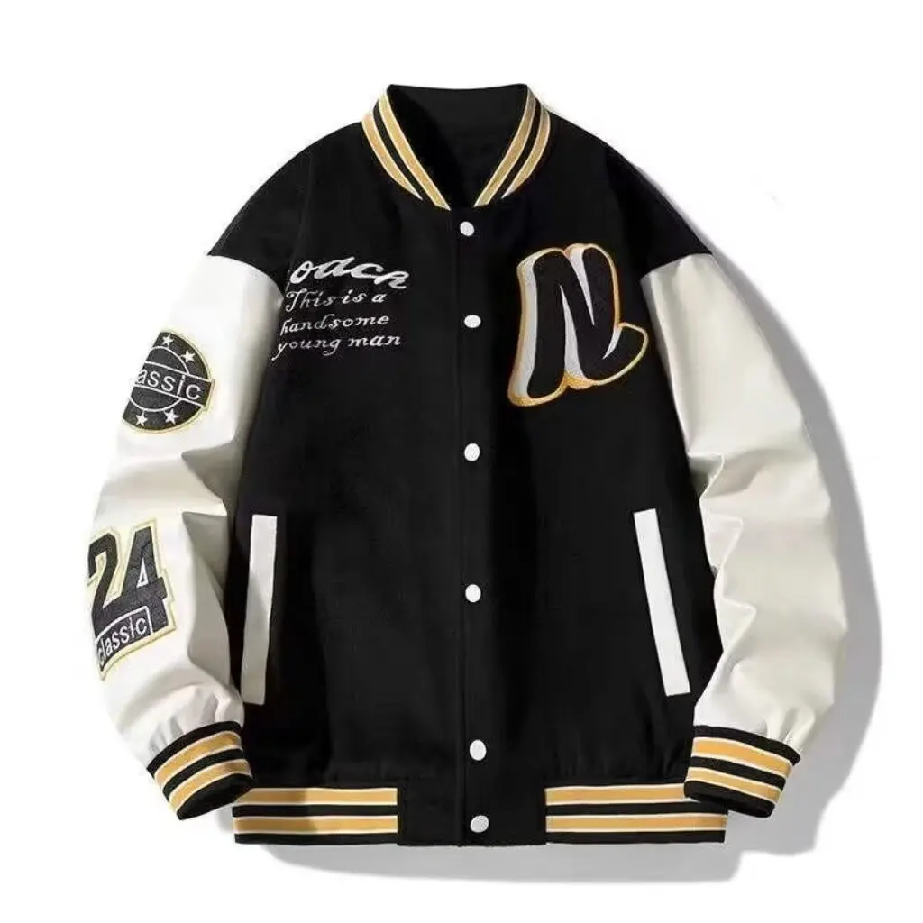 

Youth High Street Trendy Baseball Suit Jacket Spring Autumn All-match Loose Style Korean Japanese Hong Kong Harajuku Influences