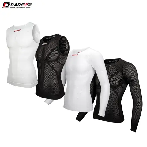 DAREVIE Cycling First Layer Small Size Man Compression Seamless Bicycle GYM Cycling Inner Man Sports Undershirt Cycling Women