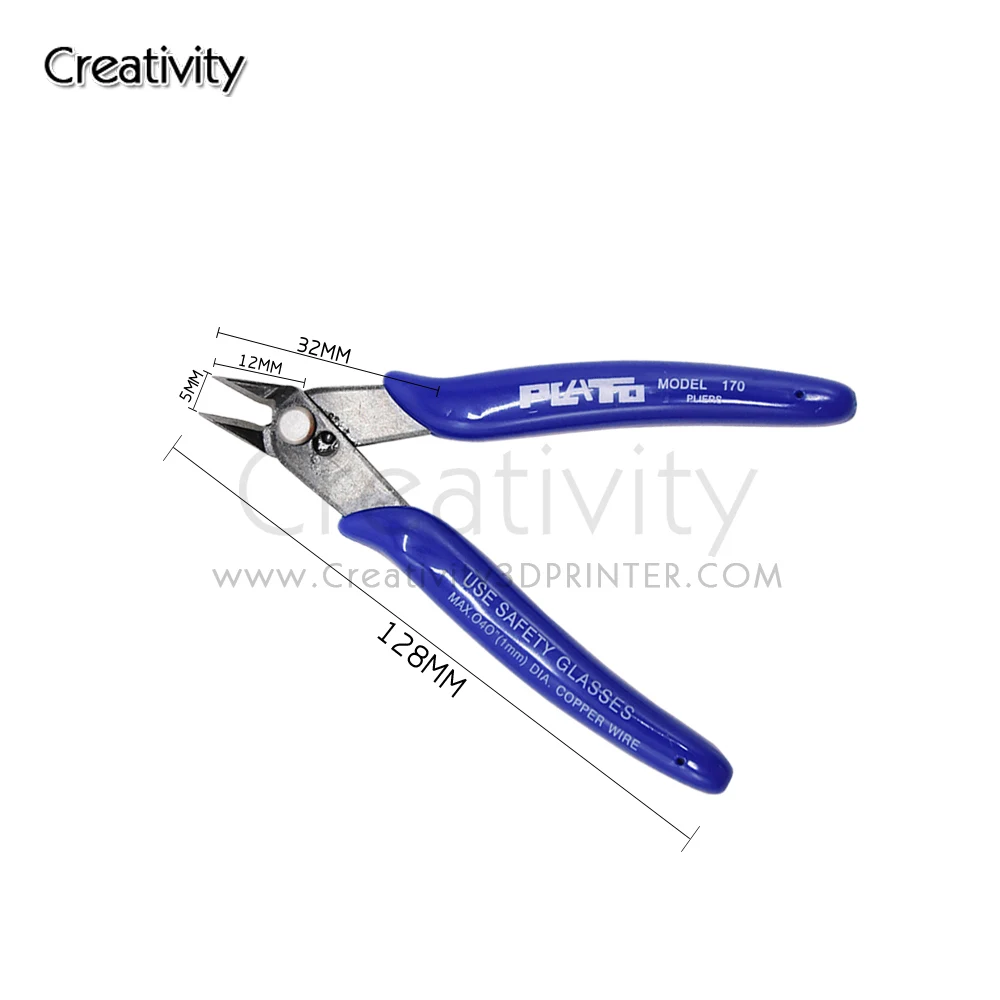 Creativity PLATO 170 Electronic Diagonal Pliers Side Cutting Nippers Wire Cutter Outlet Scissors Models Grinding Tools