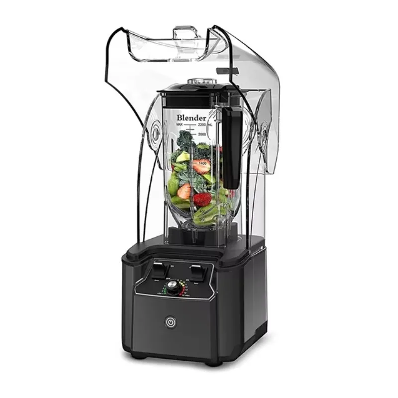 Airo High Speed Power 3.35HP With Soundproof Cover Blender 2500 Watt 2.2 Ltrs Commercial Smoothie Blender Machine