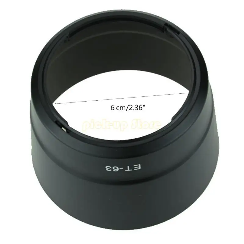Q5WA Sun Blocker Lens Cover Hood ET-63 Blackout-Lens для EF-S 55-250 мм f/4-5.6-Copper STM-линза