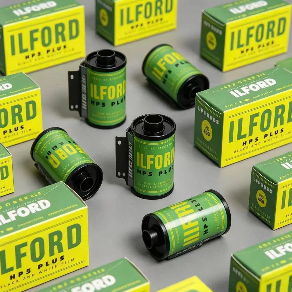 ILFORD HP5 Plus 400 135 Professional B&W Film Original For 35mm Film Camera Photography Vintage  Edition（Expiry- 2028） ﻿