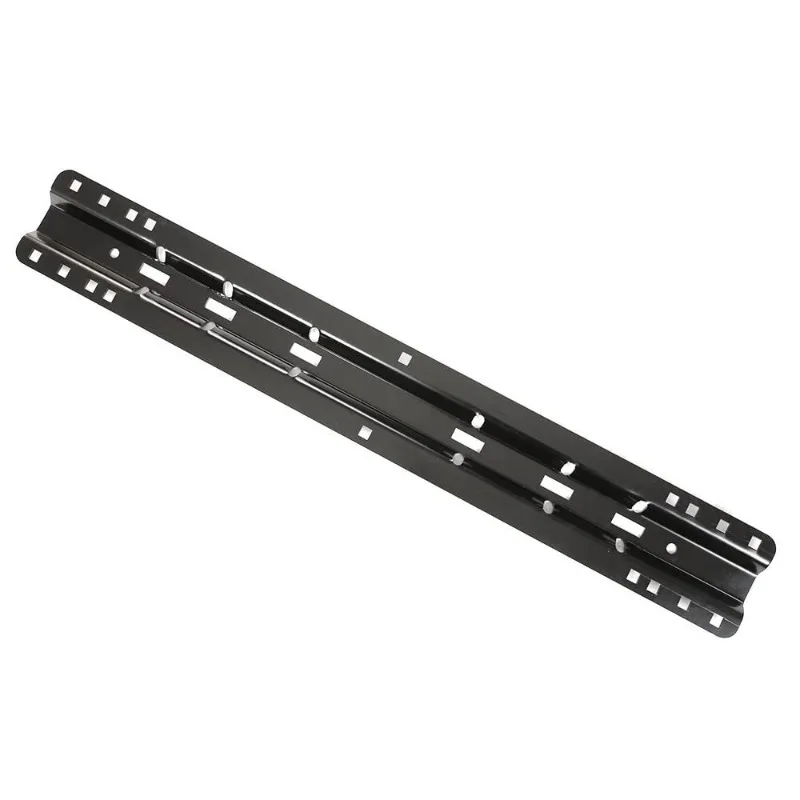 Trailer hook mounting rails and mounting kits for full-size trucks