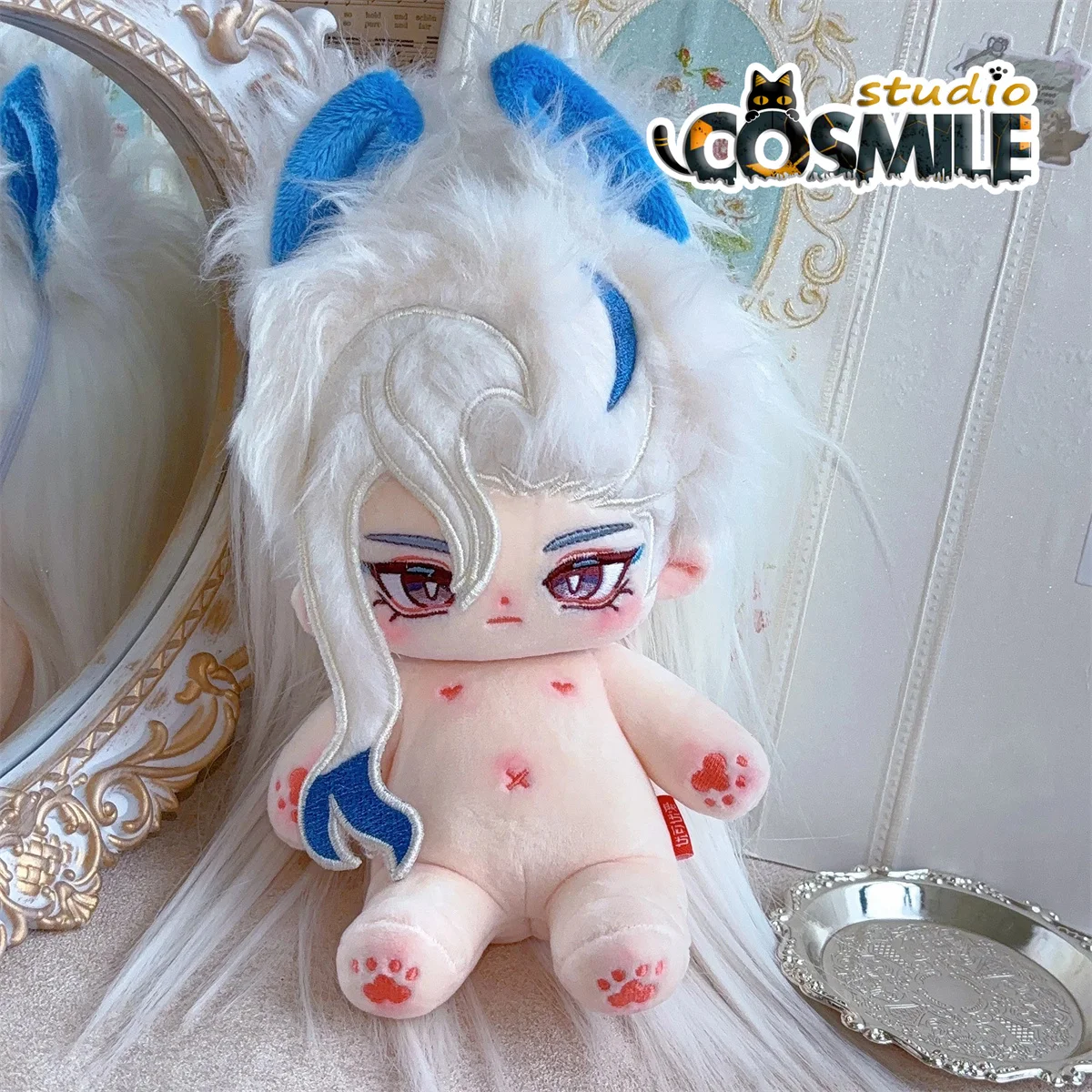 Game Genshin Impact Neuvillette ヌヴィレット 느비예트 Stuffed Plushie 20cm Plush Doll Toy Only Body YK