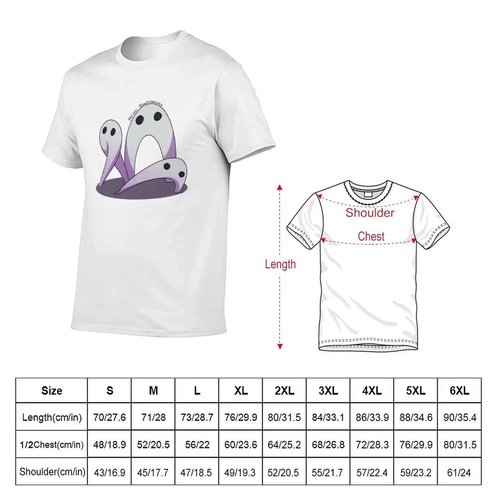 Cartoony Fresno Nightcrawlers Cryptid T-Shirt summer clothes aesthetic clothes anime clothes boys t shirts Short sleeve tee men