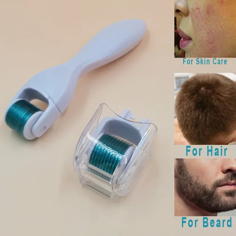 Beard Derma Roller Scalp Micro Needle DRS600 Dermaroller System Repalcement Heads for Face MTS Mesotherapy Skin Care Hair Growth