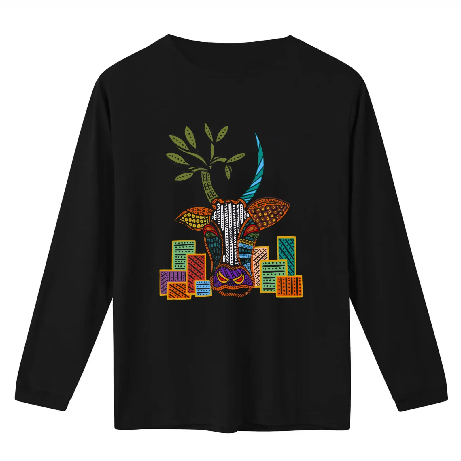 Trippy City Cow: Save the Planet T-Shirt Summer Casual Cotton Tee Oversized Streetwear Tops Vintage Graphic Print