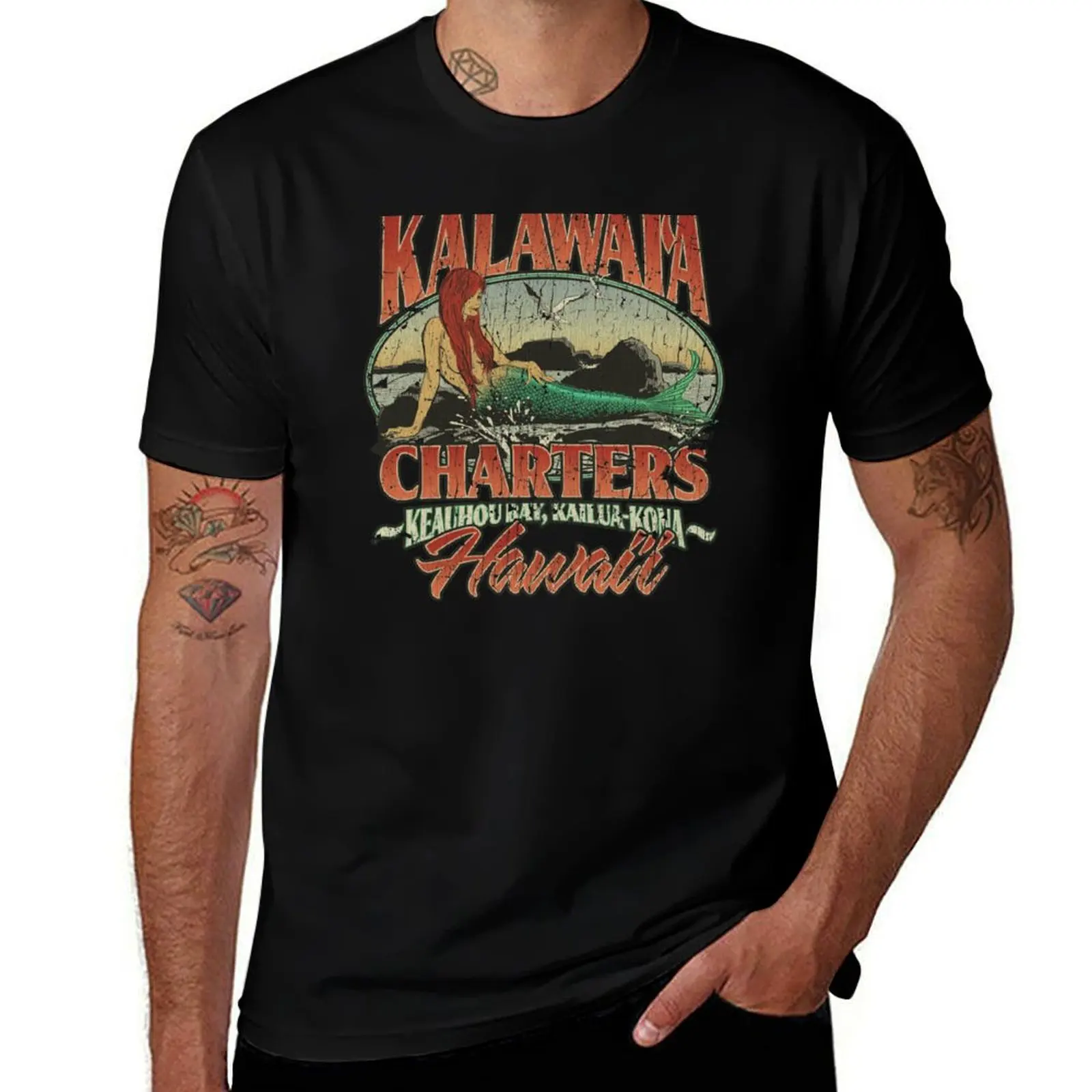 Kalawai?a Charters 1985 T-Shirt Basic Short Sleeve for Men T-Shirt