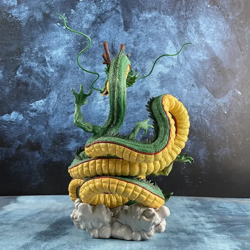 Figura de Anime Bandai Dragon Ball Z Shenron de 34cm, figura de acción Shinryu súper grande, modelo de juguete de Pvc, estatua, adorno, regalo de cumpleaños