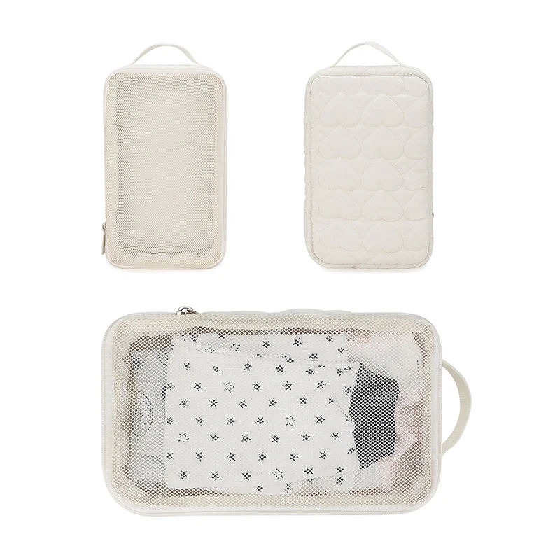 Portable Baby Travel Storage Organizer Bag Diaper Clothes Hanging Mesh Pouch Mommy Outting Bag