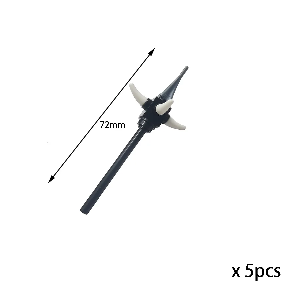 Phantom Ninja Trident Snake Mace Pharaoh's Staff mit Cobra Serpent Scepter Baustein Waffe Zauberstab Ziegelfigur Spielzeug