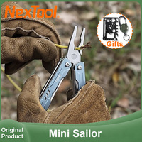 NexTool Mini Sailor 11 In 1 Multi Tool Outdoor Folding Pliers Pocket Tools Wire Cutters EDC Card Pin Screwdriver Scissors