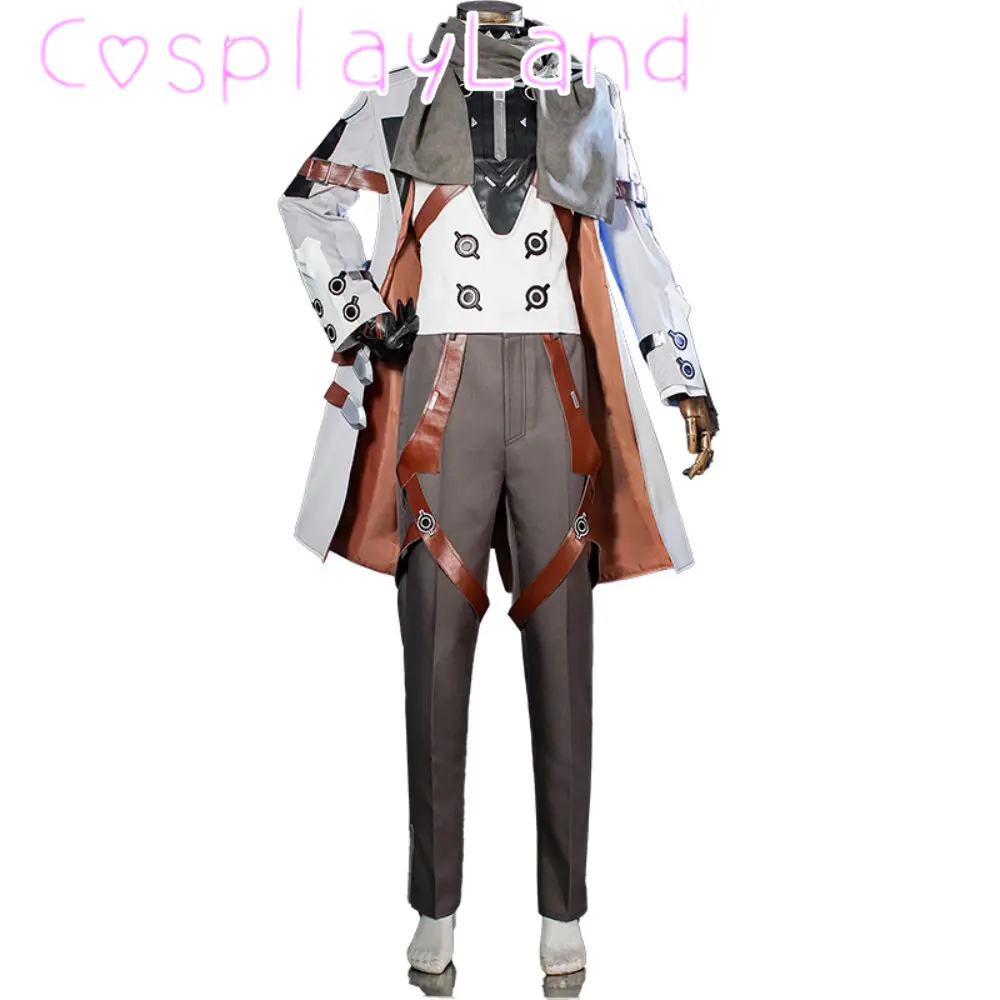 Honkai: Star Rail Cosplay Costume pour homme, uniforme Welt, perruque Welt imbibée, accessoire de fête d'Halloween, ensemble d'invitation, jeu