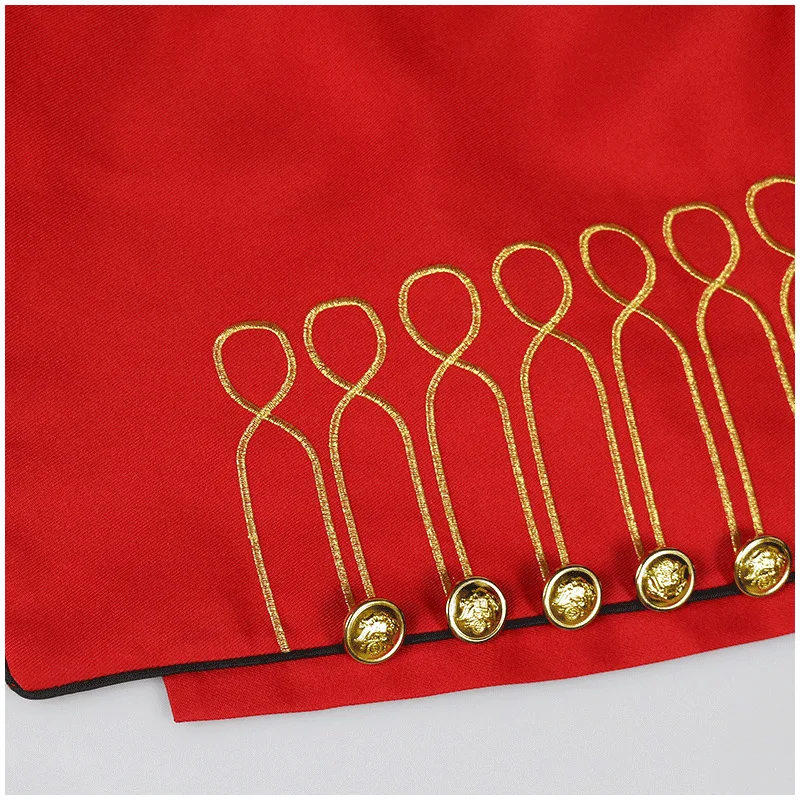 زي الطبال Steampunk القوطي العتيق للرجال من العصور الوسطى للمسرح