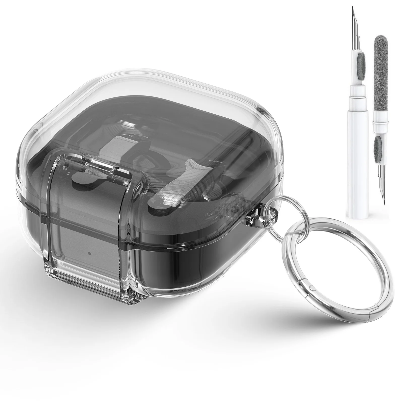 Für Samsung Galaxy Buds 4 Pro / Buds 4 Hülle mit Telefonständer & Verschlussclip-Design mit Reinigungsset für Galaxy Buds Pro 4 2026 Schutzhülle – Detail 12