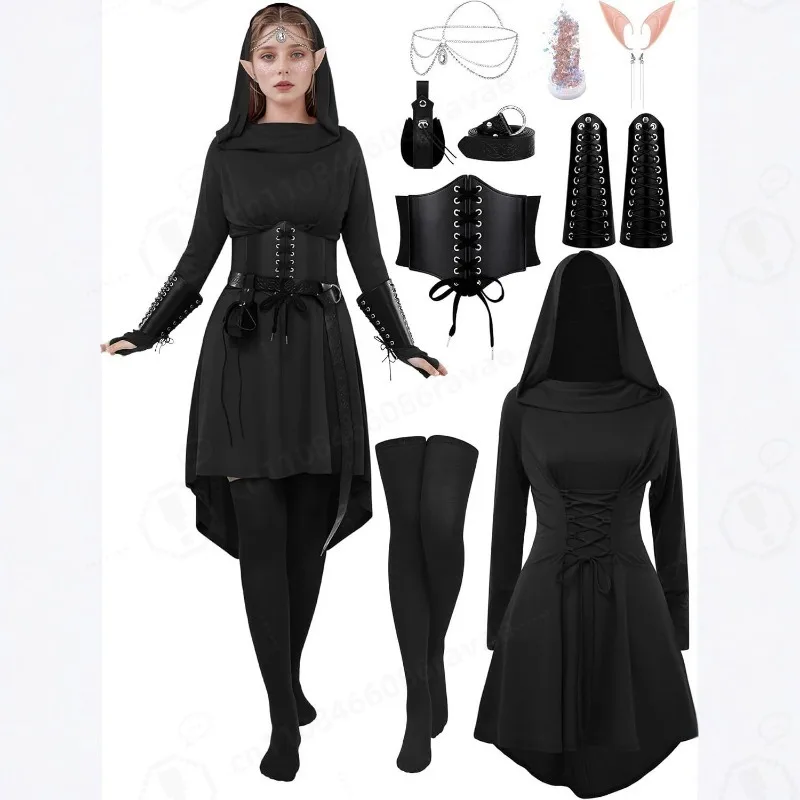 

Medieval Viking Waist Belt Corset Harness Halloween Carnival LARP Renaissance Cosplay Costume Accessory