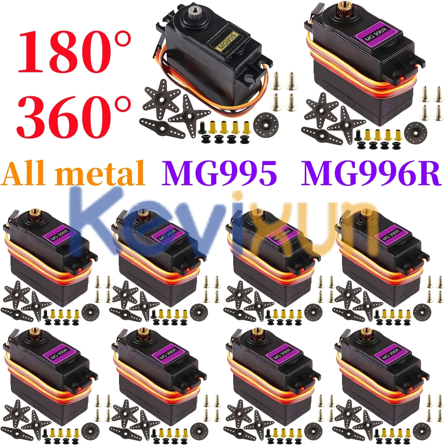 2/5/10PCS 13KG 15KG Servos Digital MG995 MG996R Servo All Metal Gear for JR Car RC Model Helicopter Boat Arduino UNO DIY