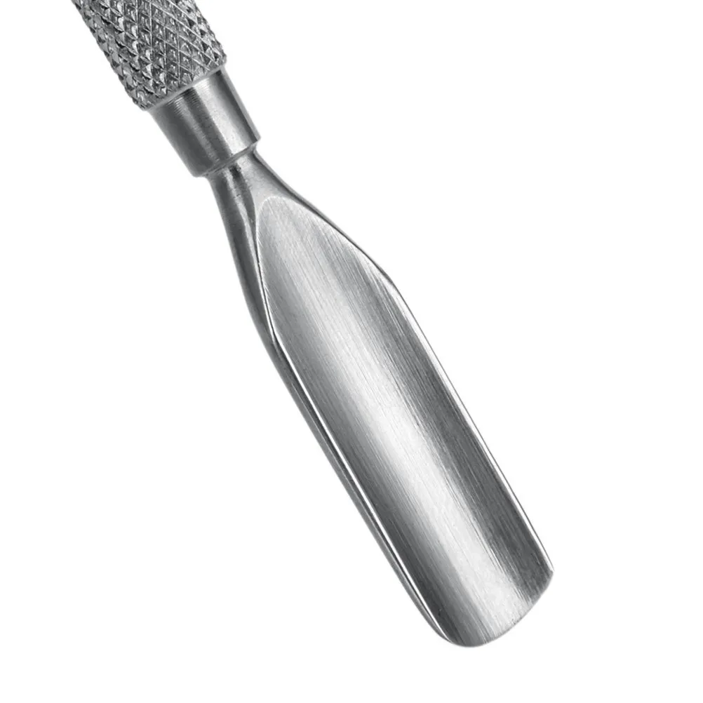 

1Pcs Premium Stainless Steel Nail Art Cuticle Pusher Dead Skin Remover Double Ended Manicure Tool for Professional Personal Use