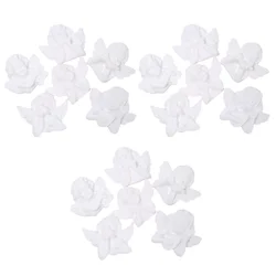 36Pcs Resin Accessories Angel Shape Figurine Adornment Style Craft nament Desktop Mini Statue Home Decoration White