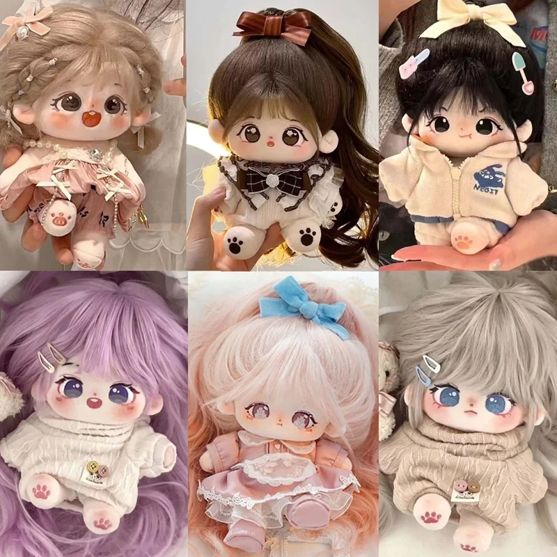 20cm Idol Doll Plush Sakura Monster Cotton Star Dolls Kawaii Stuffed Baby Plushies Dolls Toys Fans Collection Children Girl Gift