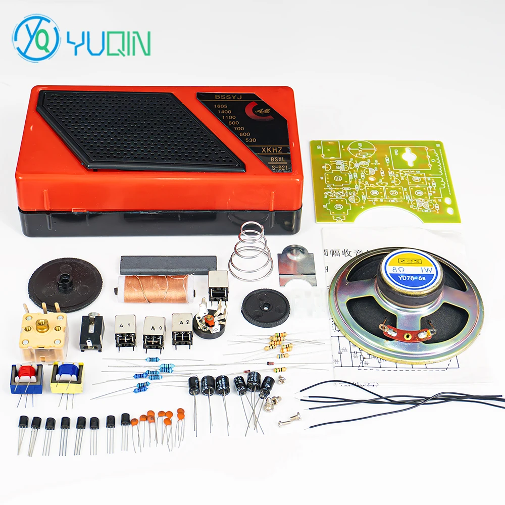 ZX921 Zestaw do montażu radia z ośmioma rurkami Produkcja elektroniczna Nauczanie Szkolenie DIY Części spawalnicze