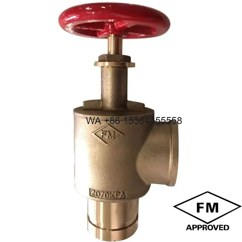 Wmwmnu Factory Price 2 1/2 Inch Brass Chrome Angle Hose Valve for Firefighting Equipment 5 Years Warranty and Fire Hydrant