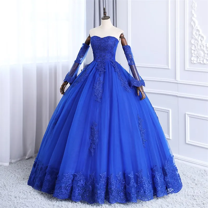 Detachable Long Sleeves Quinceanera Dresses 2024 New Party Dress Classic Strapless Ball Gown Luxury Prom Gown Ashley Gloria