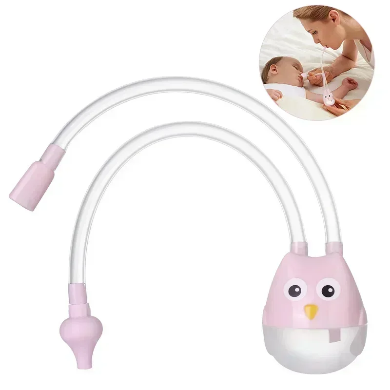 Mouth Suction Nasal Aspirator for Baby Infant Cleaning Nose Inhaler Nasal Mucus Clean Pipe Anti-reflux Nasal Aspirator