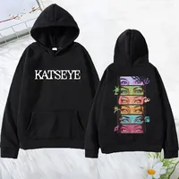 Korean Girl Group KATSEYE Graphics Hoodie Men Women's Manga Style Vintage Fashion Streetwear Long Sleeve Fleece Sweatshirts