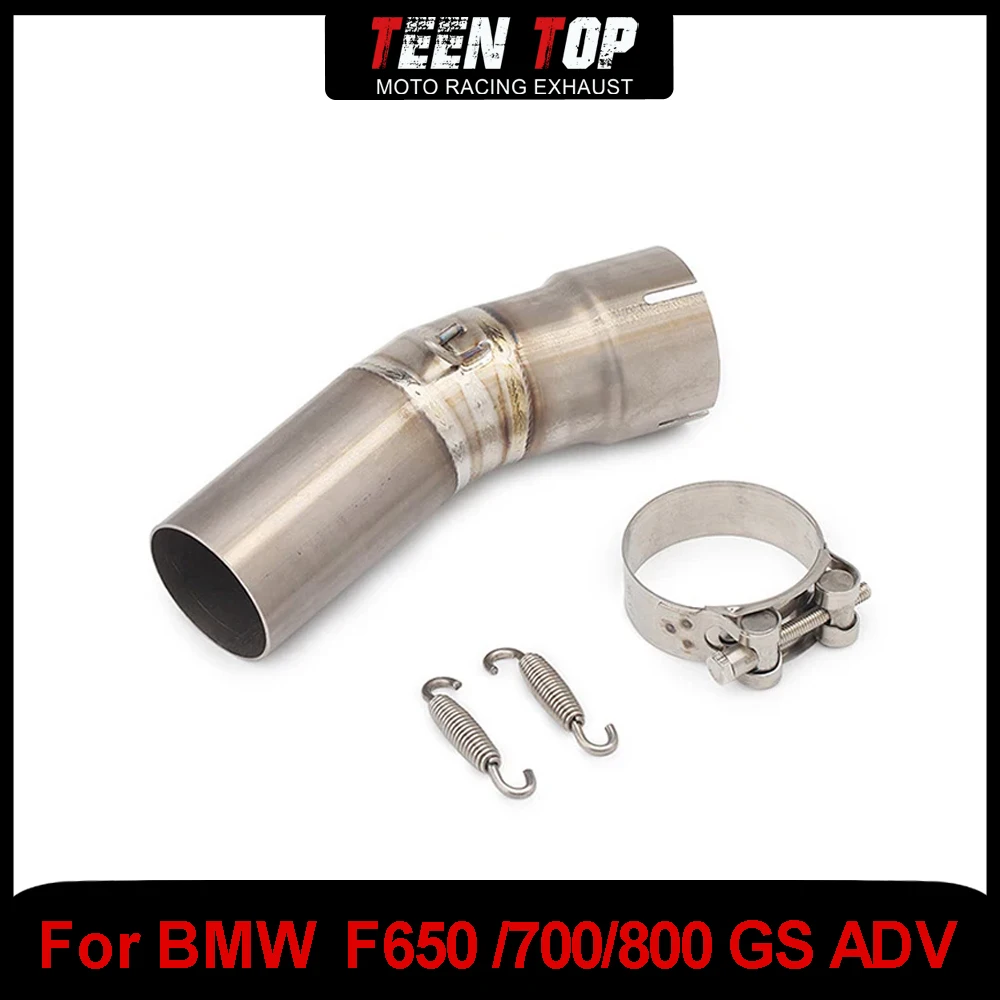 

Выхлопная труба мотоцикла для BMW F800 GS ADV, выхлопная труба среднего звена F650 GS ADV 2008-2016, средняя соединительная труба из нержавеющей стали