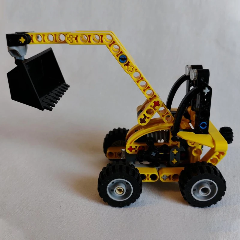 106 pezzi MOC Escavatore Technic Building Blocks Regalo di Natale Giocattolo per sviluppare pazienza e concentrazione Ingegneria del bambino