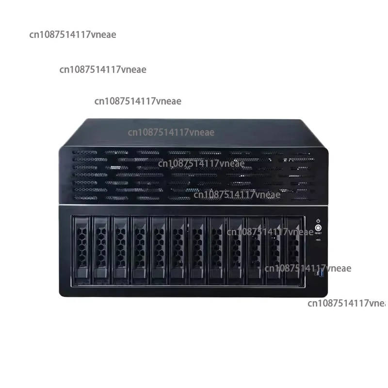 

Сервер с 12-мя хранилищами дисков поддерживает основную плату ATX, слот PCIE половинной высоты, небольшой корпус с возможностью горячей замены 1U.