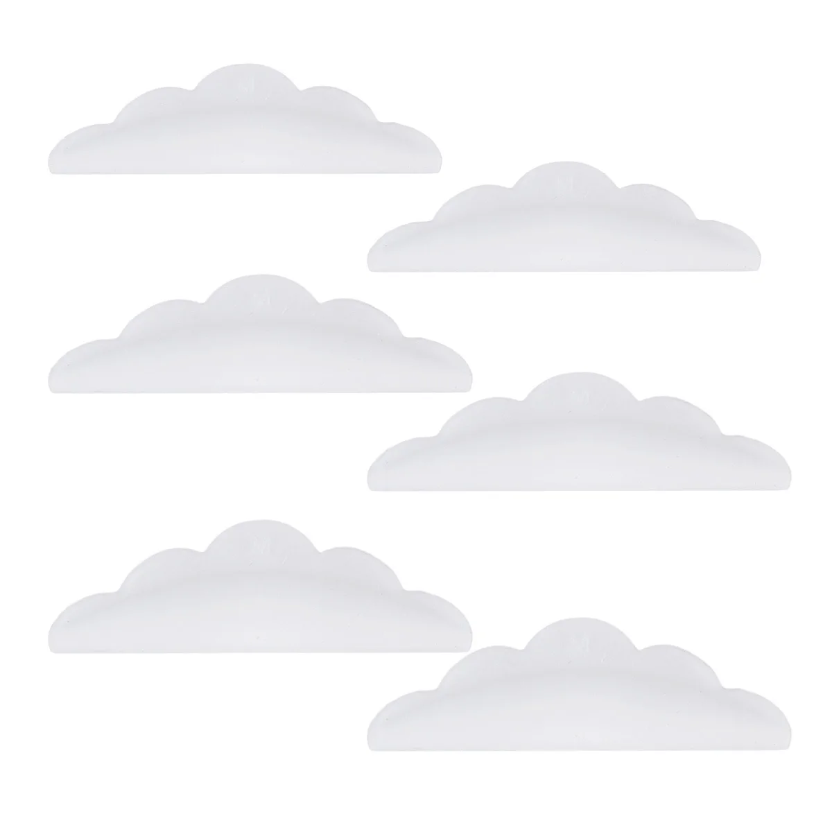 แผ่นซิลิโคนดัดขนตา ที่ดัดขนตาสำหรับต่อขนตาปลอม ชุดอุปกรณ์ต่อขนตาแบบใช้ซ้ำได้ อุปกรณ์เสริมสำหรับแต่งหน้า