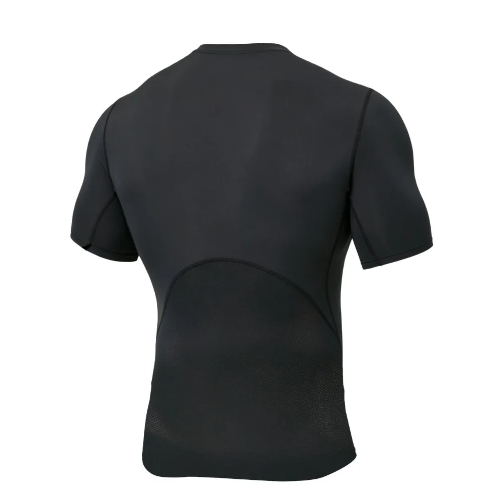 Men's Butterfly Net Sports Short-Sleeved Tight-Fitting Shaping T-Shirt, Breathable and Comfortable Fitness Training Sports Vest