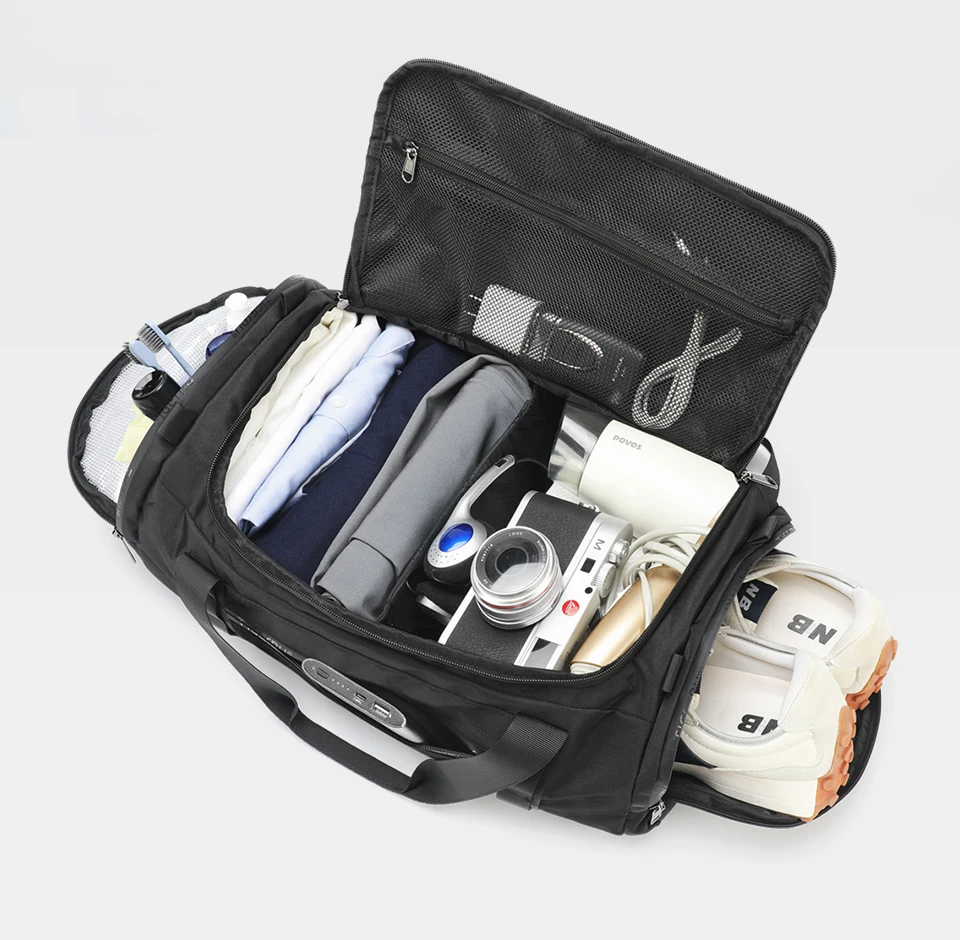 Tigernu Reisetaschen Für Männer Sporttasche Wasserdichte Fitness Tasche Männer Outdoor Tragbare Tasche Ultraleicht Yoga Sport Tasche Handtasche Umhängetasche – Detail 7