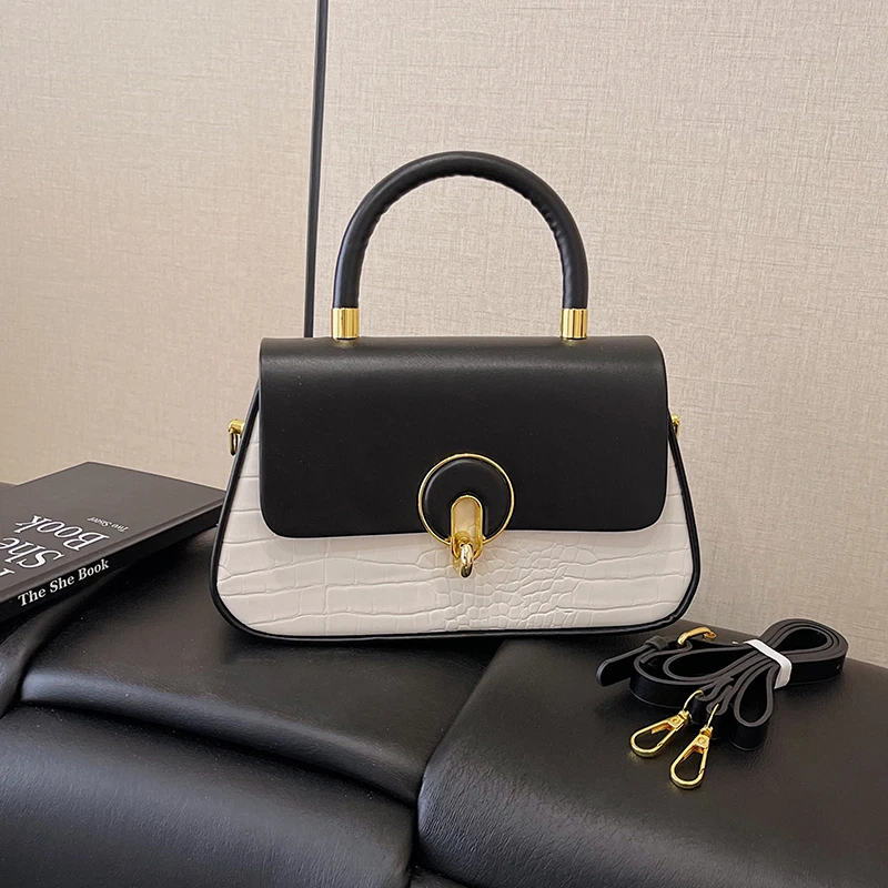 

Designer Style Elegant Leather Shoulder Bag: Women's Versatile Handbag with Crossbody Strap, Chic Ladies Fashion