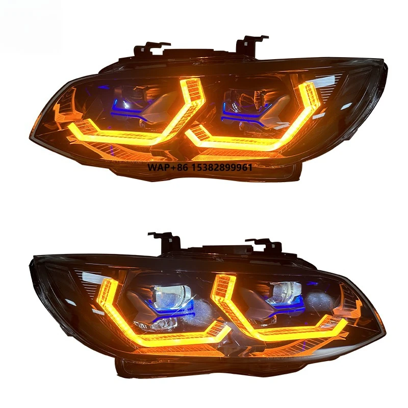 

YU GUANG for M3 E93 E92 LCI 2011-2013 LED Head Lamp Upgrade White Yellow DRL Front M3 Headlight Car Accessories