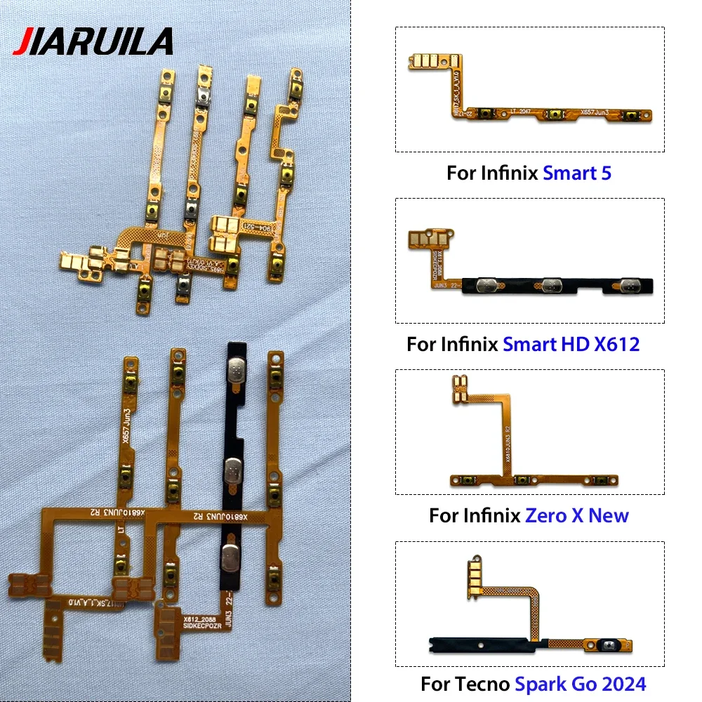 تشغيل/إيقاف حجم مفتاح زر فليكس كابل الشريط ل انفينيكس نوت 11 برو 12 2023 X676C 40 Samrt 5 3 Plus 8 8C 30C سبارك الذهاب 2024 #2