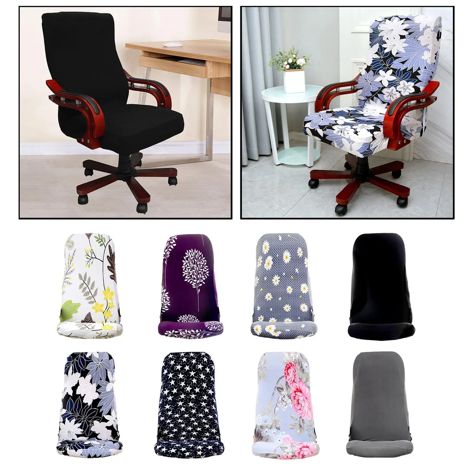 Computer Chair Cover Universal Rotatable Chair Protection Game Chair Slip Cover