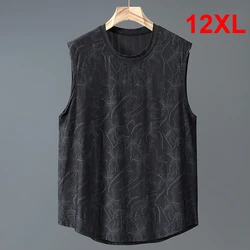 Summer Tank Tops Men Sleeveless Tshirt Cool Breathable Tank Top Fashion Casual Vest Plus Size 12XL