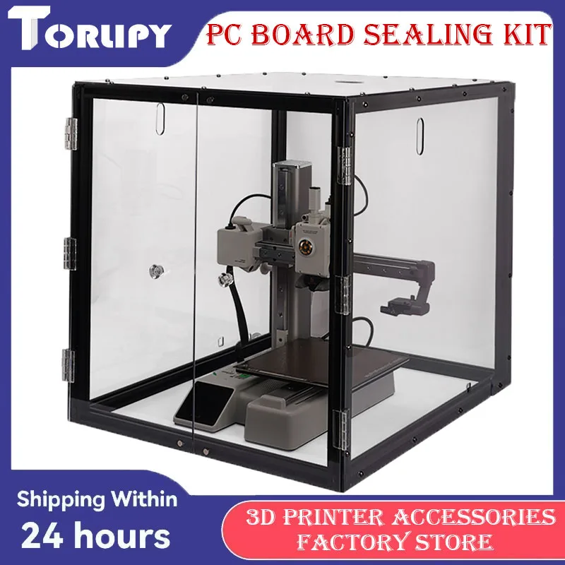 

For Bambu lab A1 mini (kp3sv2) 3D Printers Accessories PC Board Sealing Kit Transparent and Lightweight Dust and Noise Reduction