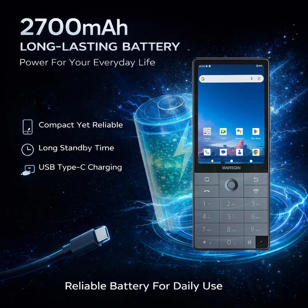 QIN F25 Dual SIM Mini Smartphone Android 14 Google Play 6GB 128GB