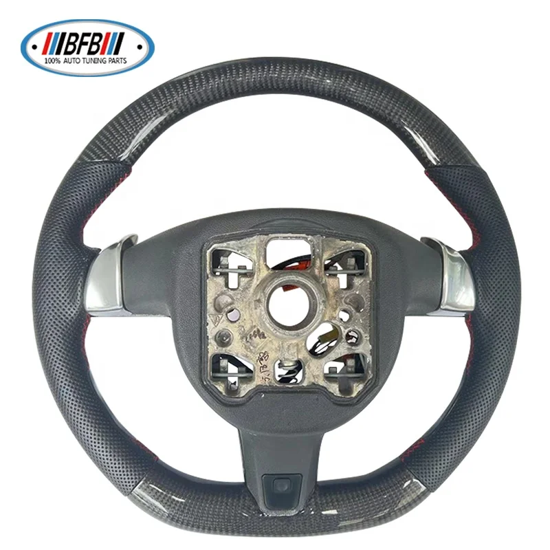 포르쉐 카이엔 92A 9YA 9PA 파나메라 970 911 2008-2013용 카본 파이버 스티어링 휠