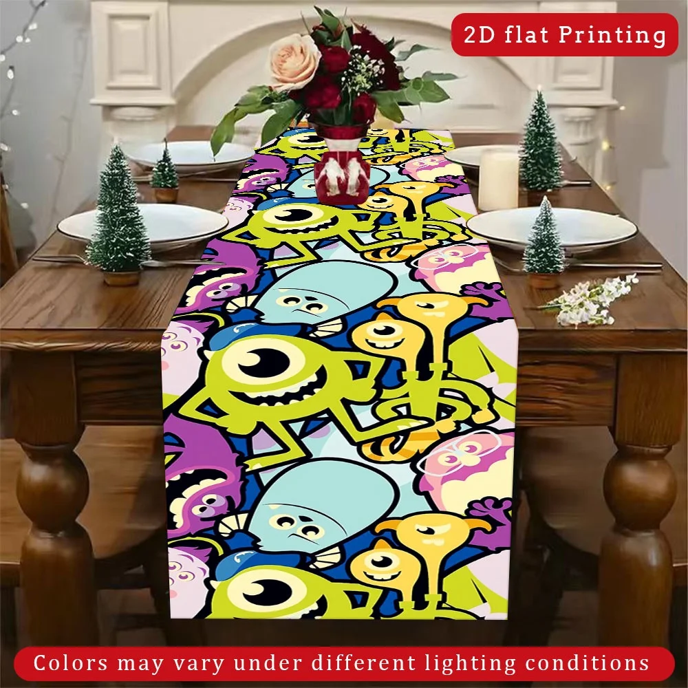 

1 Piece Disney Monsters, Inc. Table Runner - Suitable for Holiday Parties, Family Celebrations, Themed Events, and Is a Great Gift for Holidays and Birthdays