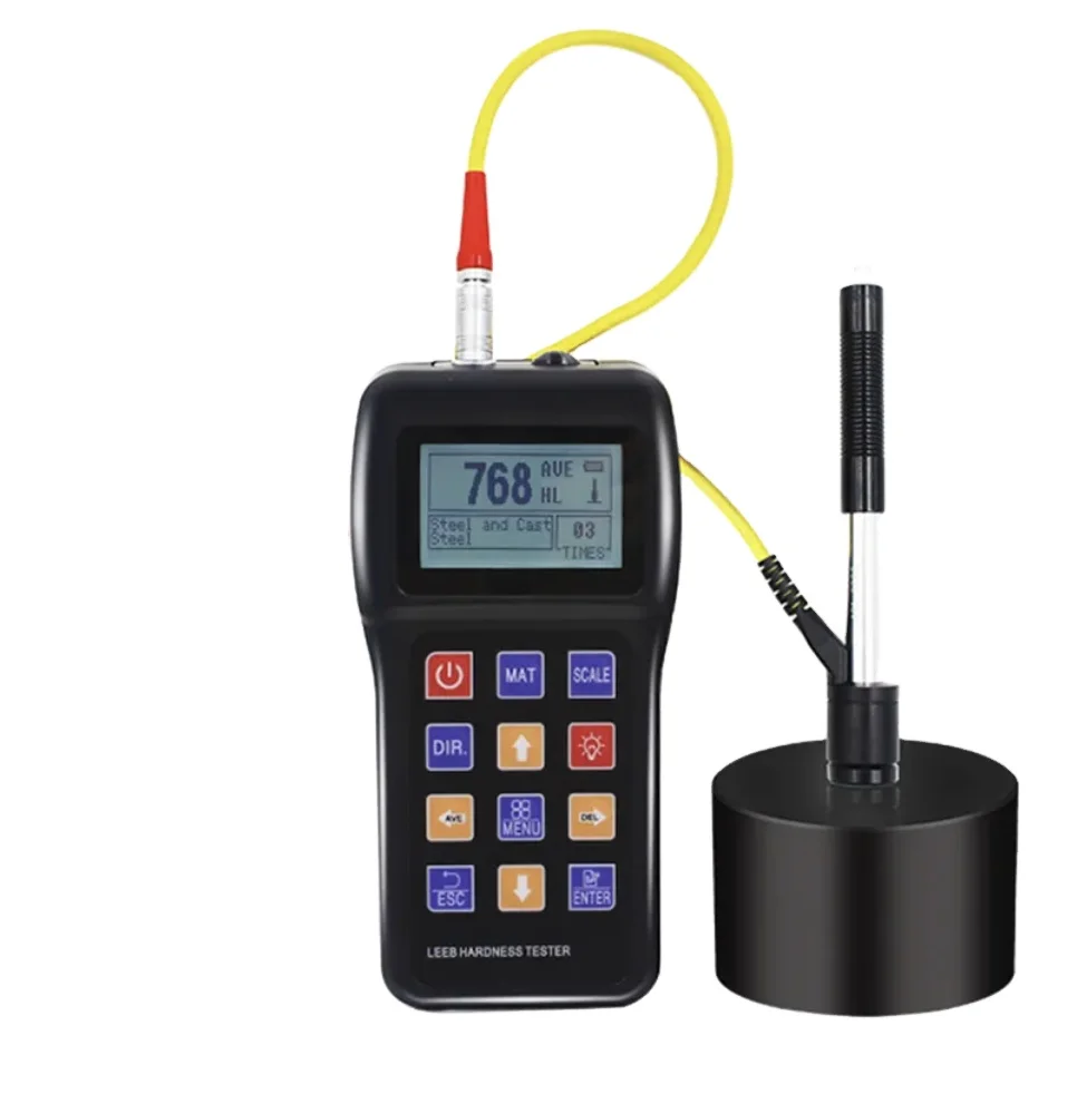DR-1100 Portable High-Precision Leeb Hardness Tester Digital Electronic Metal Hardness Tester with 1 Year Warranty