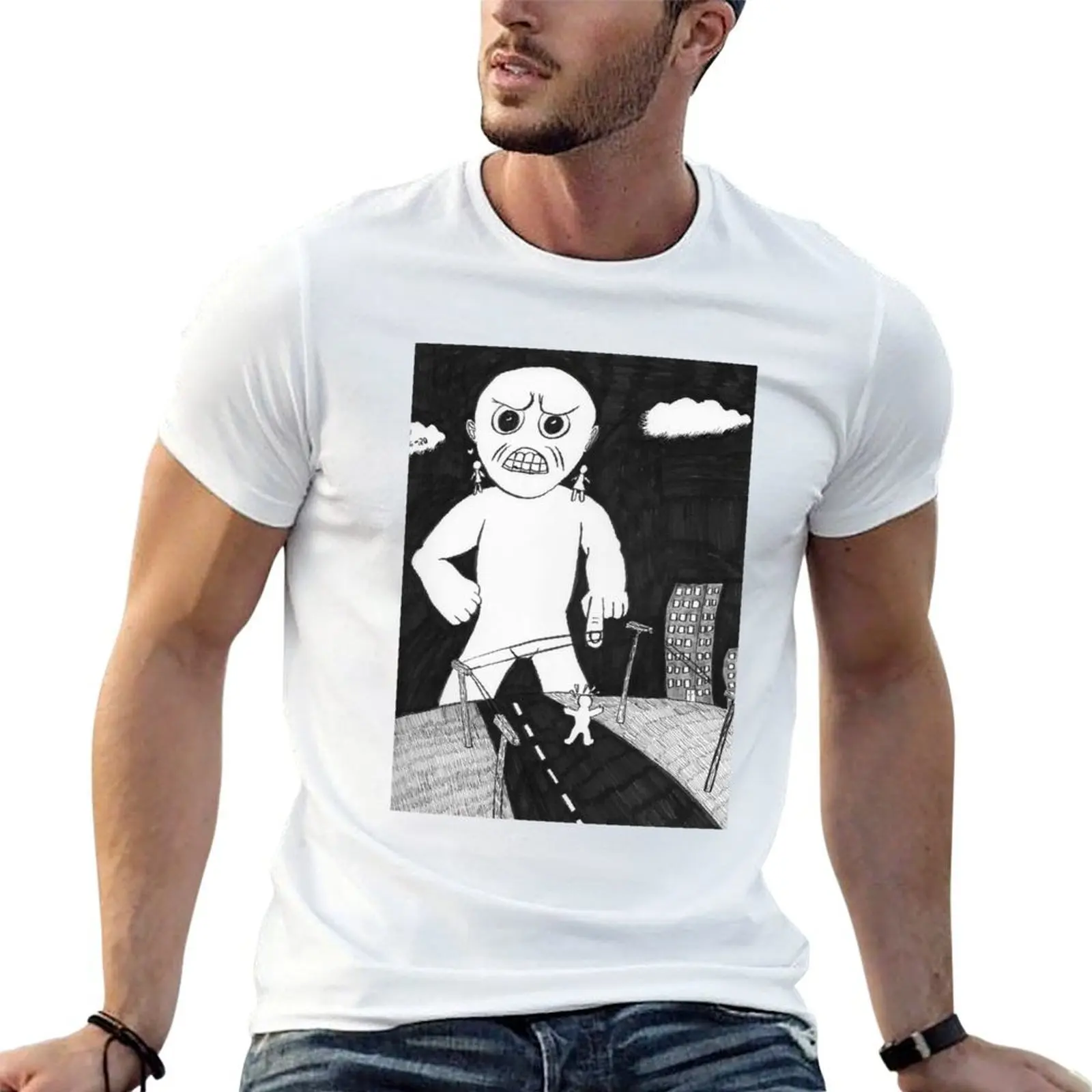 

Bald Headed Bastard T-Shirt cotton t shirts high quality man t shirts for men T-Shirt