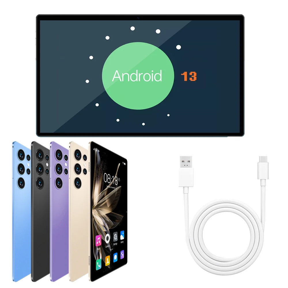 

2026 New Android 13 Tablet 4GB RAM, 64GB IPS 1280x800 screen, 3G call support,Dual cameras5MP+13MP, 6000mAh Battery