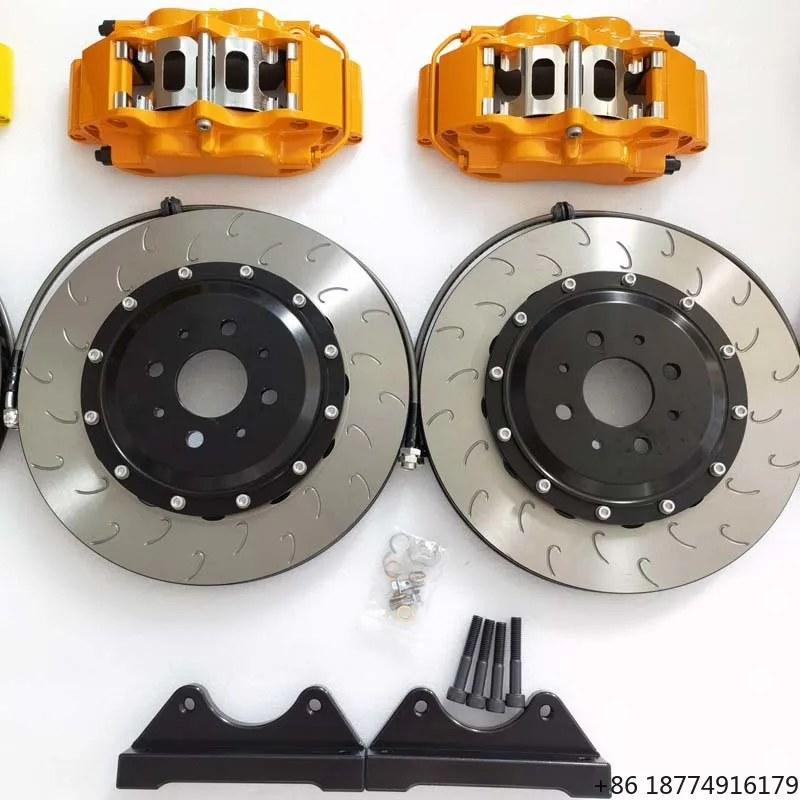 

High Performance 4 Pot Brake Caliper 4 Piston Brake Kit Santafe 2019 Mk5 Mk6 Gti Mk7 E46 E90 Car Accessories