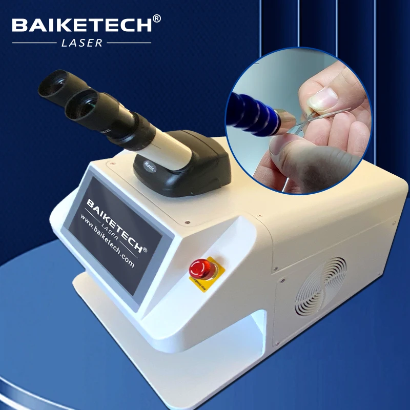 150W Mini Desktop Jewelry YAG Laser Welding Machine Factory Portable Laser Welder for Gold Silver Earrings Ring Necklace